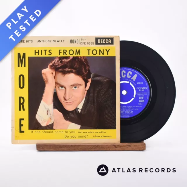 Anthony Newley - More Hits From Tony - 7" EP Vinyl Record - VG+/VG+