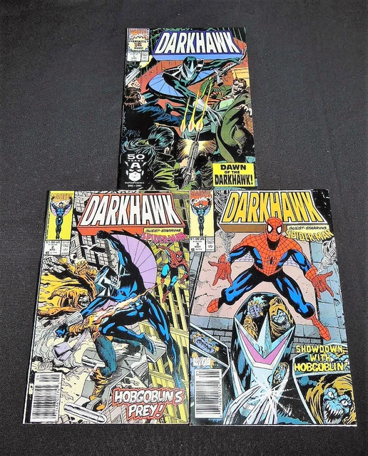 💥 Darkhawk # 1 2 & 3 Full Run 1st Full Appearance & Origin VF+ Glossy Lot 💥