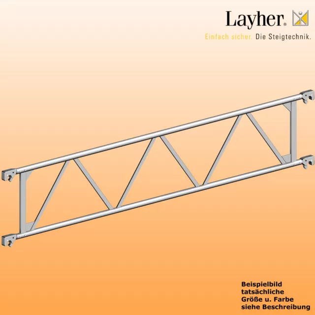 Layher Fahrgerüst Träger 2,85m Gerüst Einzelteil Rollgerüst Zubehör Alugerüst