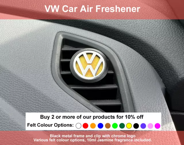 Car Air Freshener for Volkswagen Vehicles, VW Car, Camper, Van, T4, T5, T6, T7