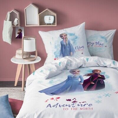 Completo lenzuola singolo Frozen Regno di Ghiaccio Anna Elsa Olaf Disney 