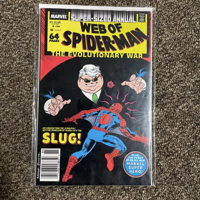 Web of Spider-Man Annual #4  MARVEL Comics 1988 NEWSSTAND
