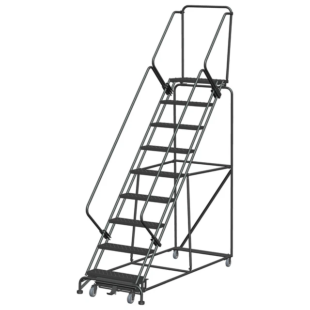 Ballymore Rolling Ladder Overall Height 123 in Steps 9 Cap 450 lb