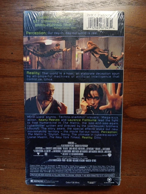 THE MATRIX VHS Version En Espanol - Used Keanu Reeves Laurence ...