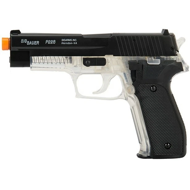 300 FPS SIG SAUER P226 LICENSED CLEAR SPRING AIRSOFT PISTOL HAND GUN