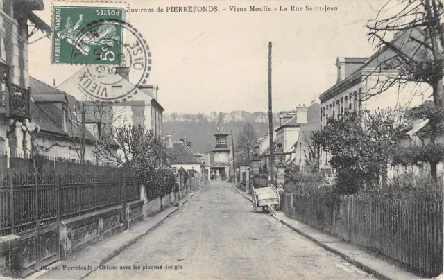 Cpa 60 Old Mill / Rue Saint Jean