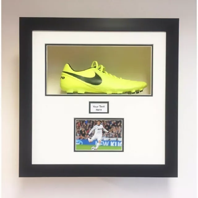 Football Shoe Display Case DIY 3D Box Frame: Frame your signed soccer shoe