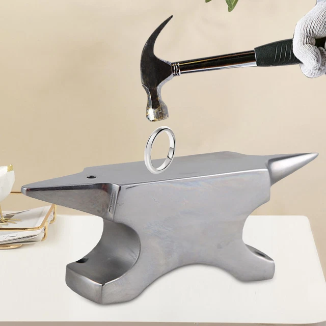 DOUBLE HORN ANVIL Forming Tool Shapes Blacksmiths, Making Supplies Kit ...