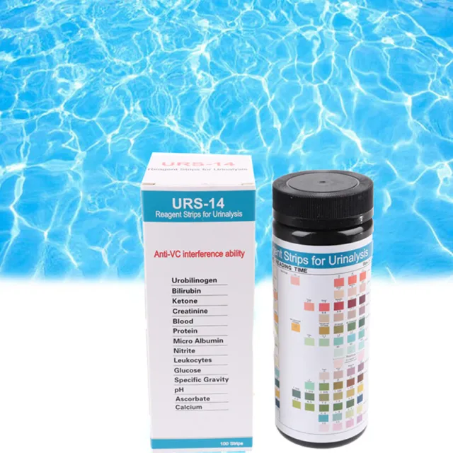 URS-14 100 Strips Urinalysis Reagent Test Paper Urine PH Test Strips Leukocytes