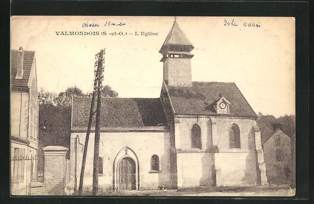 CPA Valmondois, l´Eglise