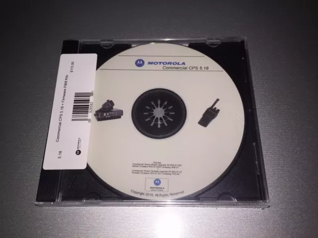 CP150 CP200 PR400 CM200 CM300 PR400 PM400 5.18 Programming Disk NEW!