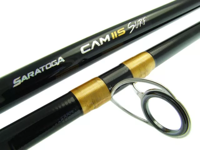 SARATOGA CAM IIS 12'0 10-15kg Fibreglass Surf Fishing Rod Beach Spinning Salmon