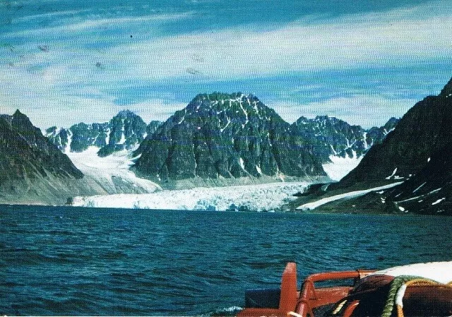 Norway Postcard Svalbard Spitzbergen Spitsbergen Möllerhafen gelaufen mailed