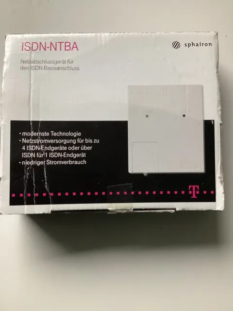 Telekom ISDN-NTBA Netzabschlussgerät für den ISDN-Basisanschluss ArtNr. 01609