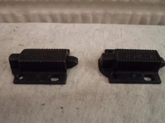 2 Antique Eastlake Victorian flush mount cabinet latch   # 3