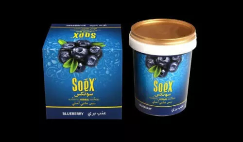 soex Blueberry 250gm + free charcoal