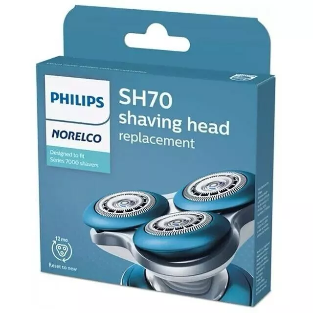 Phillips Norelco Shaving Heads SH70 Replacement Shaver Series 7000 (New in Box!)