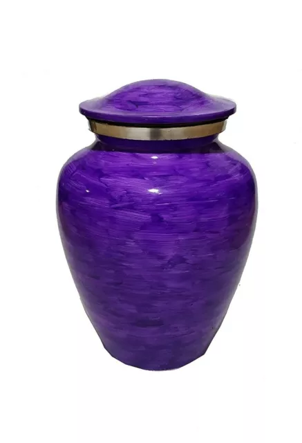 Artisanal Violet Adulte Cendres Cremation Urns Pour Funérailles 200 Cubic Pouces