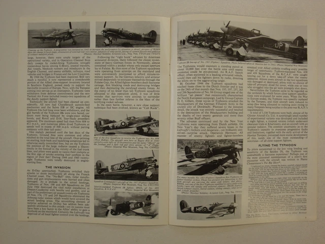 Typhoon Rockets PROFILE # 81 Hawker Typhoon (Camouflage, Rockets, D-Day, Falaise ...