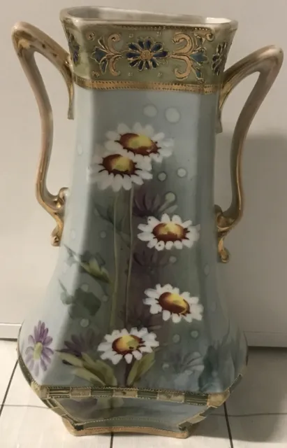 Nippon Double Handle Vase