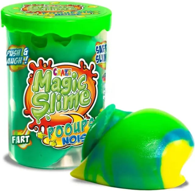 Magic Slime POOUPSIE Noise | Dickflüssiger Pups Schleim für Kinder, 100 g Kinder