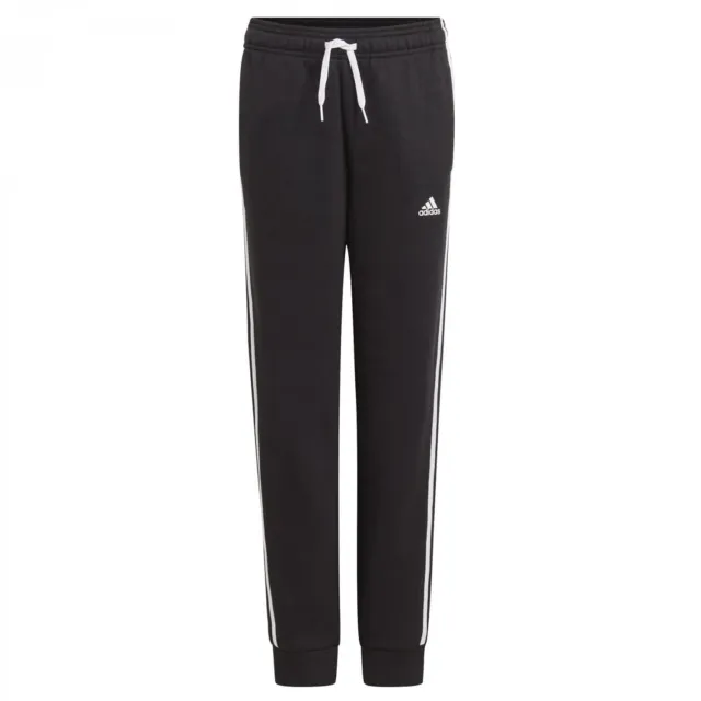 Children`S Tracksuit Bottoms Adidas  Essentials 3 Ban Black (Size:  Clothing NEW