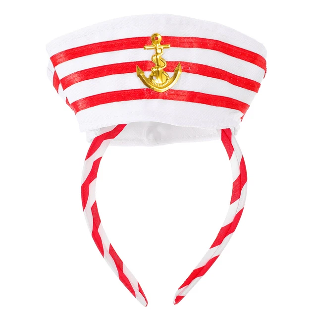 Sombrero de marinero diadema capitán sombrero diadema sombrero marino diadema marinero cosplay