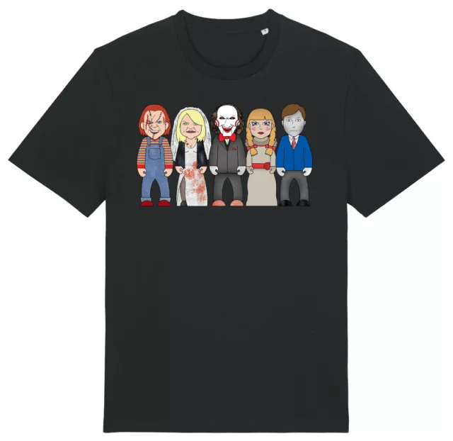 Horror Dolls T-Shirt VIPWees Adults Kids or Baby Inspired By Horror Movies