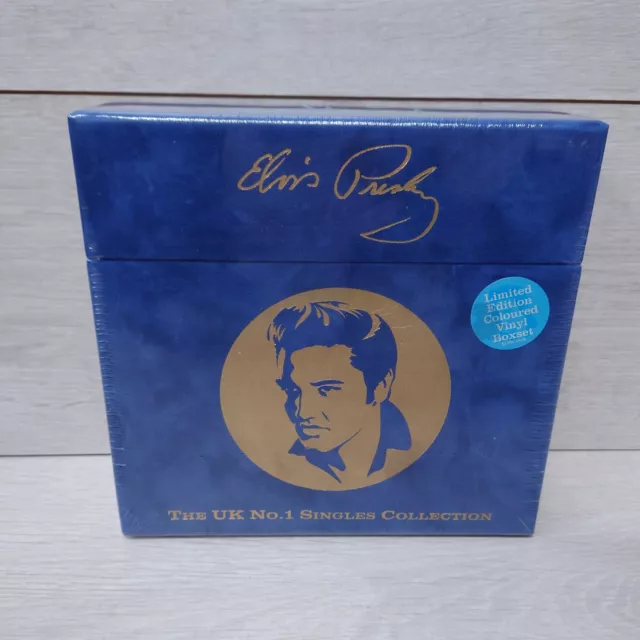 Elvis Presley Limited Edition farbiges Vinyl UK Nr. 1 Singles Kollektion Neu