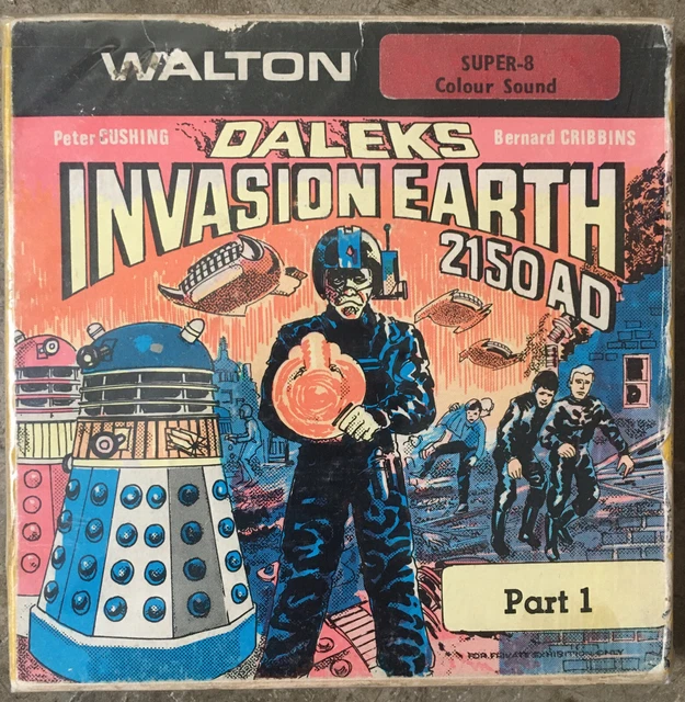 Walton Daleks Invasion Earth 2150AD Super 8 Colour Sound Film Part 1 Sealed