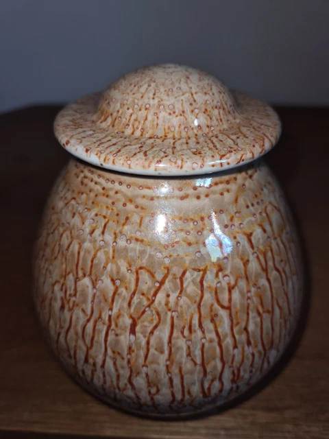 Chris Aston Studio Pottery Elkesley Pottery Lidded Jar