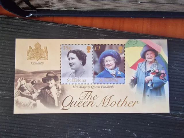 St Helena 2002 Sg Ms871 The Queen Mother   Mnh