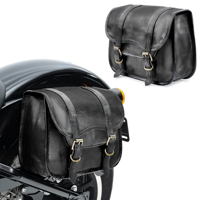 Sacoche De Selle Moto Craftride 25L Pour Moto Guzzi V7 Special/Stone RT3 - Marron, Neuf