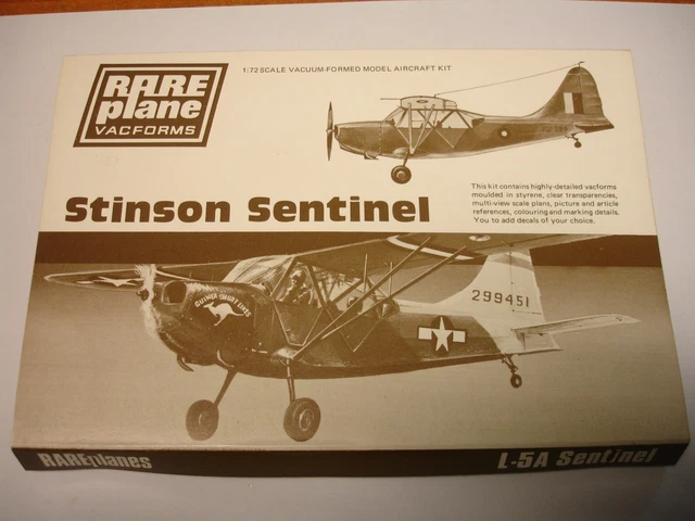 Stinson Model R RARE PLANES MODEL - Stinson Sentinel - 1/72 Scale Vacuum Formed Model £ ...