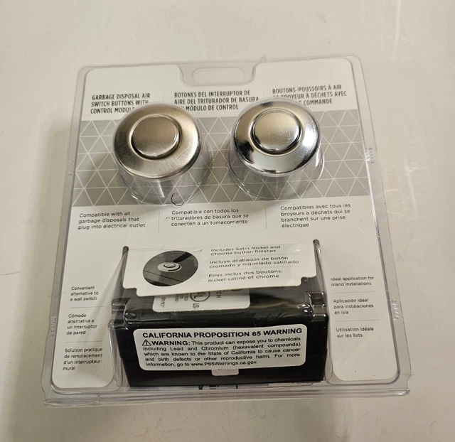 MOEN GARBAGE DISPOSAL Air Switch Buttons With Control Module ARC4200