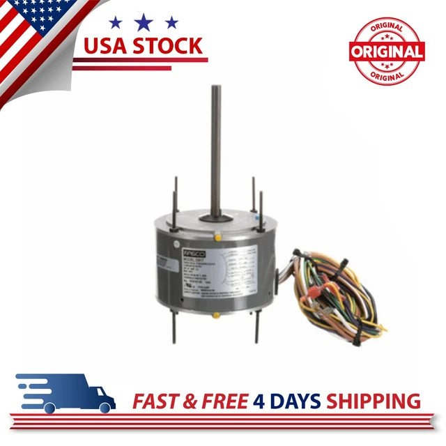 New Original Fasco D748 1/3 HP Condenser Fan Motor, 1075 RPM, 230 Volts