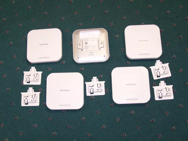 NETGEAR PoE Wireless Access Point WiFi 6 Dual-Band WAX610 Qty=5