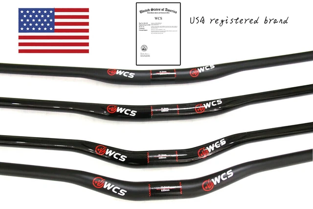 WCS MTB Downhill bike 31.8 mm handlebar UD Carbon fiber rise bars 740 - 820 mm