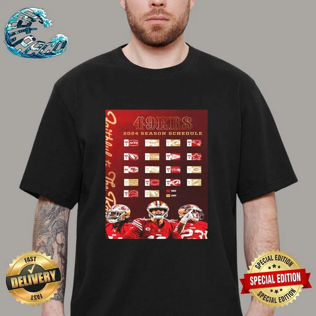 SAN FRANCISCO TEAM 49Ers 2024 Season Schedule Faithful To The Bay T