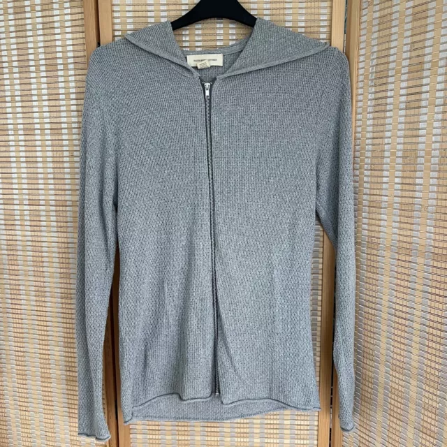 FREDERIK ANDERSON COPENHAGEN Ultra Light Down Blue Hooded Jacket