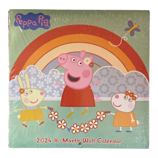 PEPPA PIG 2024 16Month Wall Calendar 2.99 PicClick