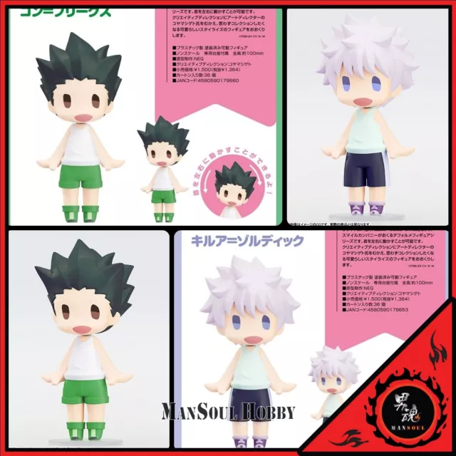 NEW AUTHENTIC HELLO! GOOD SMILE Hunter x Hunter Gon + Killua Figure SET Presale