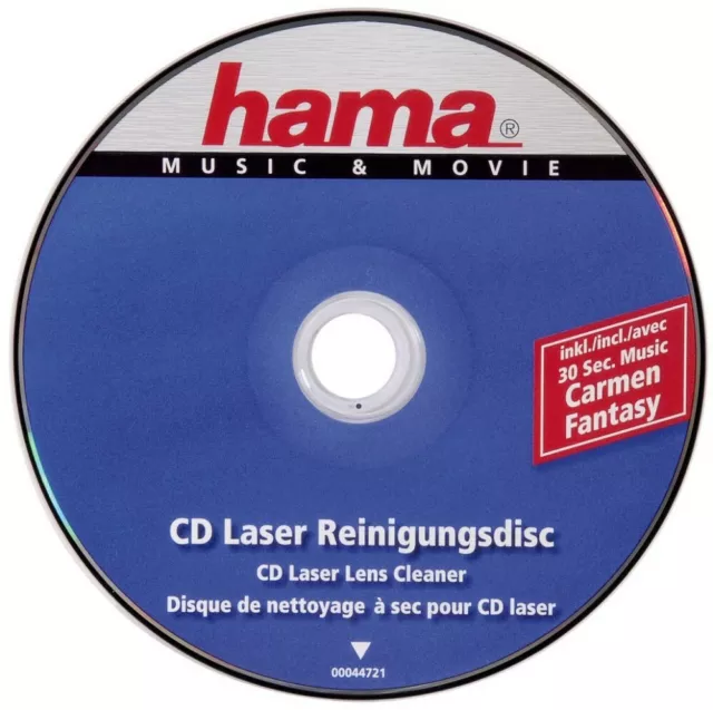 Hama Reinigungs-CD/MD für Gerä LASER REINIGUNGSDISC