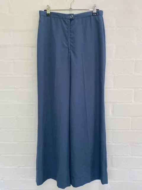 Vintage Preowned 1970s Blue Flares Pants