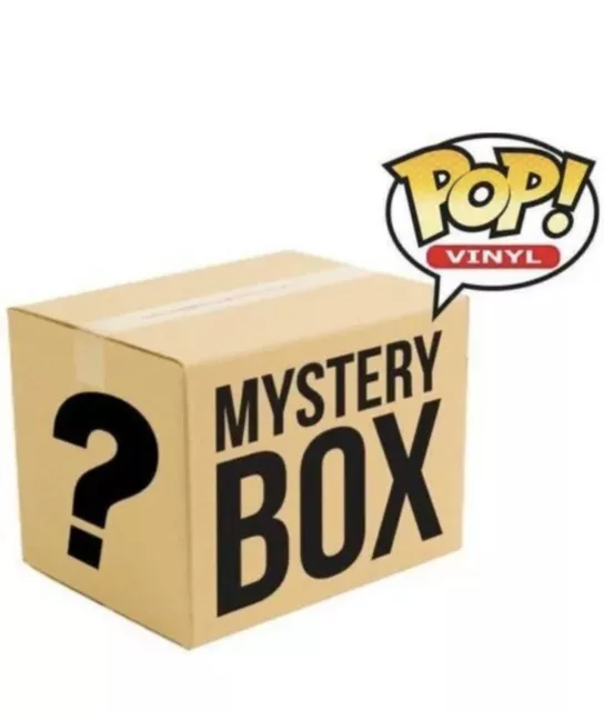 Funko Pop Mystery Box - Mint Rare, Exclusive, Chase, Vaulted & More w/Protector
