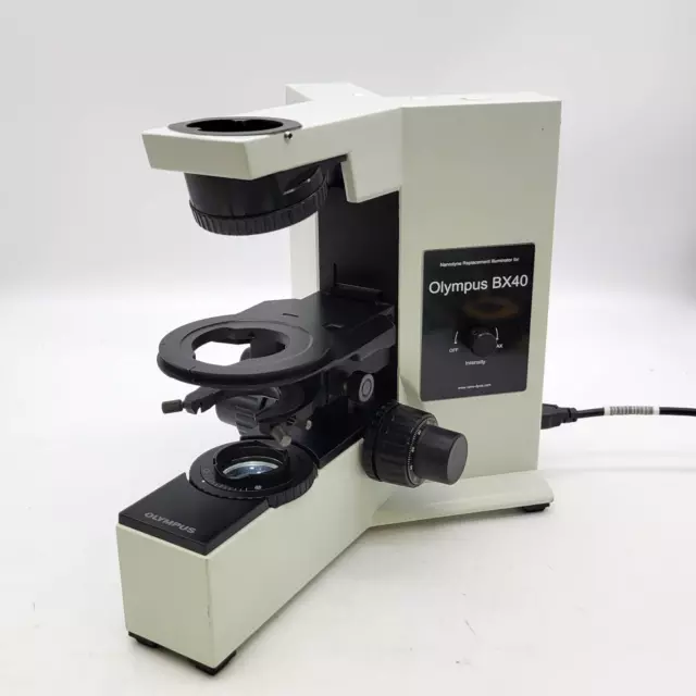 Olympus Microscope BX40 Stand with LED Nanodyne Illumination Upgrade