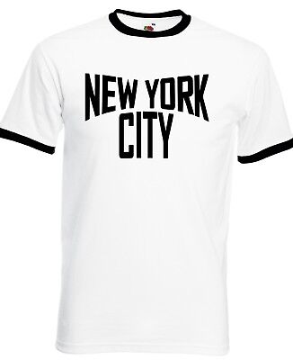 NEW YORK CITY T-shirt (FRUIT OF LOOM LENNON Beatles John Retro Cult come indossato da)