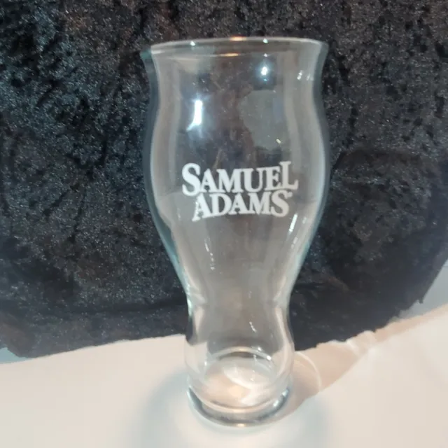 Samual Adams Boston Lager Nonic Pint Glass White Logo Curvy Glass Replacement