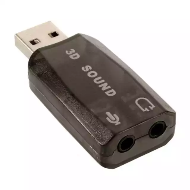 Adaptador Tarjeta de Sonido USB 2.0 Audio Sound Card 5.1 Adapter Mini Jack #1