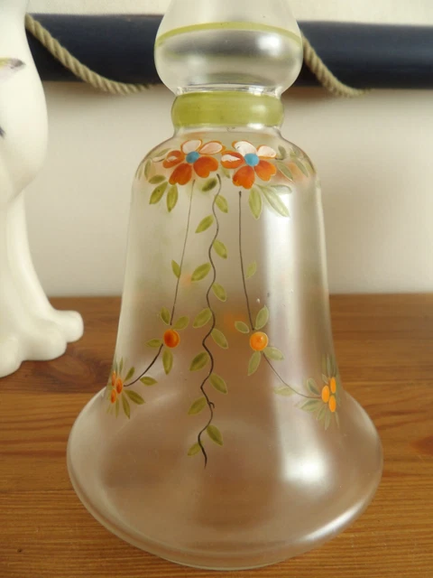 Ancienne Carafe verre émaillé